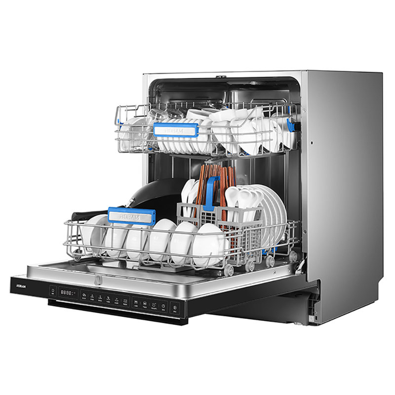 老板robamwqp12w735钢化玻璃嵌入式洗碗机