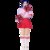 女成人啦啦操服装中小学生啦啦队演出服运动会开幕式团体拉拉队服(粉红色 XXL)第5张高清大图
