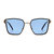 明星新款女士太阳镜墨镜 时尚猫眼网红墨镜防紫外线护目镜(金框上粉下灰片 明星太阳镜)第3张高清大图