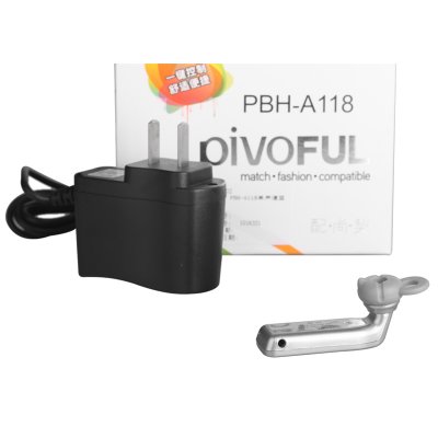浦诺菲（pivoful）PBH-A118单声道蓝牙耳机（银色）