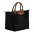 Longchamp黑色女士手提包 L1623089-001尼龙黑色 时尚百搭第2张高清大图
