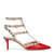 Valentino女士红色铆钉高跟凉鞋 RW2S0375-VNW-R1937红 时尚百搭第3张高清大图