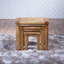 雅斯名尚 实木小凳子 小板凳 橡木创意时尚圆矮凳 换鞋凳 小木凳(凳子三件套)