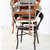 【京好】藤椅子茶几桌子现代简约环保 阳台休闲办公户外家具B79(斑马色款式 单买1椅子)第2张高清大图