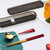 京厨品牌304食品级不锈钢***餐具网红筷子勺子套装家用学生成人上班旅行韩式可爱便携式餐具(木绿色)第2张高清大图