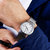 天梭(TISSOT)瑞士手表 港湾系列 经典休闲商务复古男表 石英男士手表(白色)第5张高清大图