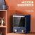 康佳电烤箱家用多功能迷你立式小烤箱 12L容量小巧不占地(蓝色 热销)第3张高清大图