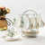 欧式骨瓷咖啡杯英式咖啡具套装个性创意陶瓷茶具套装花茶杯送架子(木棉花(带内花)4杯碟+收纳架+4个)第5张高清大图