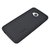 小破孩（POBABY）简约皮革纹系列HTC One保护壳（黑色）第3张高清大图