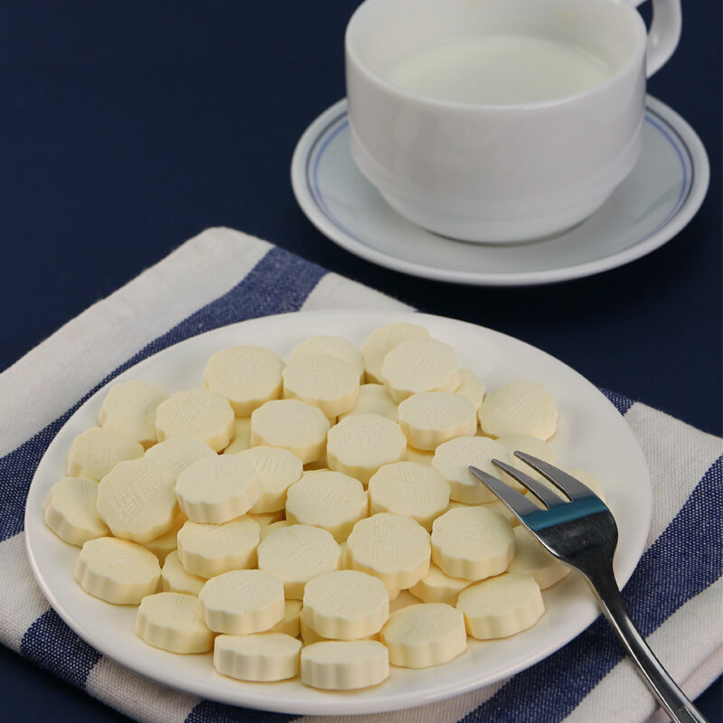 雪原原味奶贝牛乳奶片250g办公室网红休闲零食内蒙特产