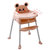 竹咏汇  可升降宝宝餐椅 儿童可折叠吃饭椅子 可折叠便携式椅子多功能椅儿童餐椅(8)第3张高清大图