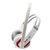 硕美科 声籁(Salar) A584 头戴式时尚电脑游戏耳机 带麦克风 线控(白红)第4张高清大图