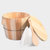 蒸尚美木制蒸米饭饭桶厨房家用杉木大小木桶蒸笼竹制蒸格蒸饭木桶(21厘米(常规盖子))第4张高清大图