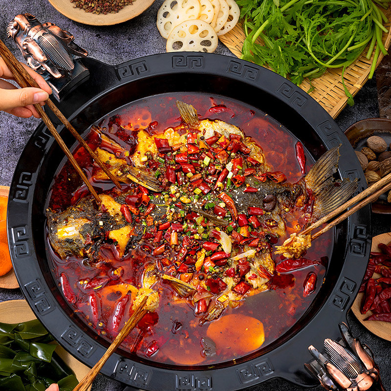 百年渔港香辣烤鱼650g精选巴沙鱼烤制顺丰冷链包邮速烹料理10分钟吃到