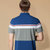 传奇保罗2021夏季新款男士POLO衫短袖韩版修身宽松纯棉T恤有领上衣薄条纹（M-3XL）ZNM706(蓝色1 M)第2张高清大图