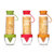 台湾Artiart 创意带盖环保柠檬杯子 果汁水杯随手杯榨汁神器(桔色)第4张高清大图