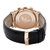 阿玛尼手表休闲时尚潮流三眼多功能金色表盘皮带石英男士手表AR0321(白色 皮带)第4张高清大图