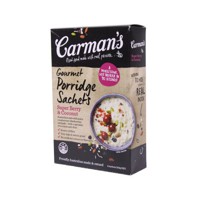 卡曼斯Carman‘s 美食家燕麦粥(椰子浆果)