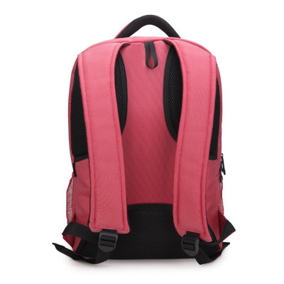 巴米克 电脑包双肩包15寸15.6寸联想戴尔华硕笔记本电脑背包男女大容量旅行包书包(红色)