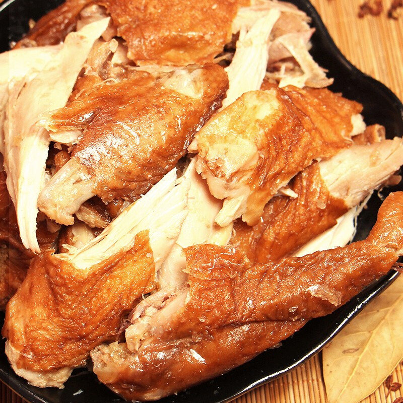 永盛斋德州永盛斋扒鸡脱骨扒鸡500g1袋中华老字号健康零添加