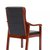 江曼办公椅电脑椅实木皮革椅班前椅中班椅－黑色0.89m*0.44m*0.37m(默认 默认)第2张高清大图