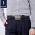 高尔夫GOLF皮带男自动扣男士纯牛皮裤腰带商务休闲青年腰带(黑色)第5张高清大图