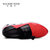 火枪手男鞋时尚运动板鞋低帮松紧带牛皮休闲鞋新款单鞋男X61N328Z(红色 43)第3张高清大图