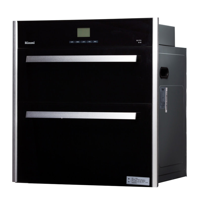 林内(rinnai) 901fg 消毒柜 臭氧 高温分层消毒 智能控制 黑色