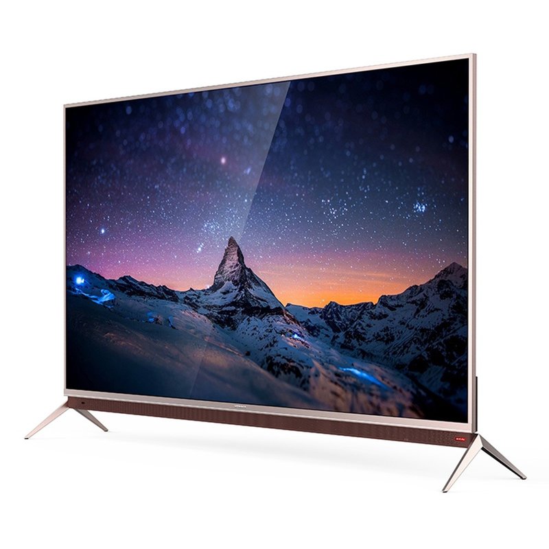 康佳konkaled65m165英寸4k超薄电视多屏互动玫瑰金