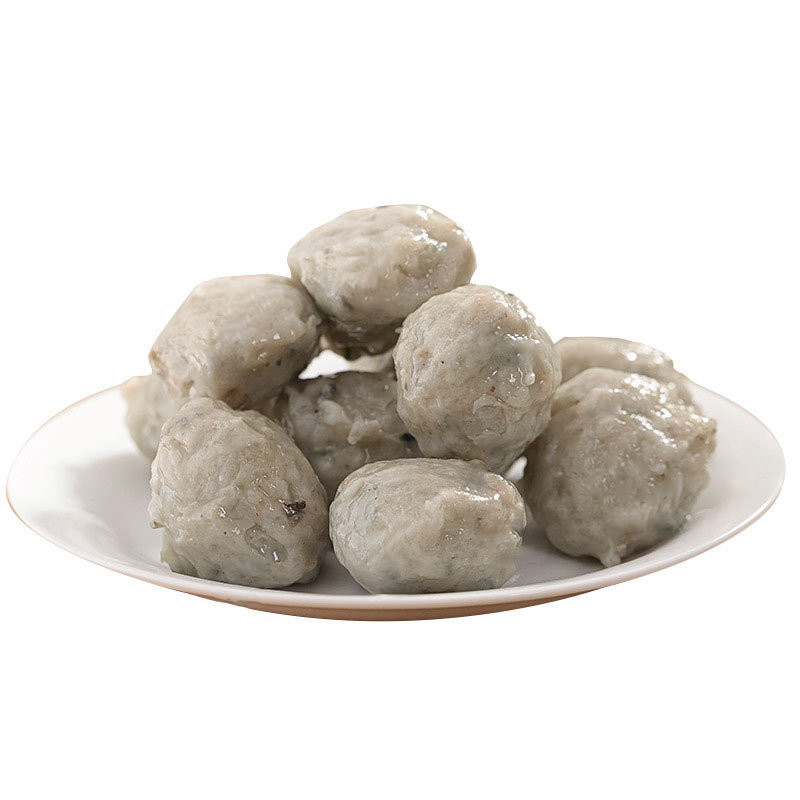 广东特产正宗顺德均安鲮鱼丸手工纯鱼丸低脂火锅非潮汕包心鱼丸500g