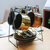 创意美式咖啡杯碟勺 欧式茶具茶水杯子套装 陶瓷情侣杯马克杯.Sy(美式咖啡杯(铁锈黑)+勺)第3张高清大图