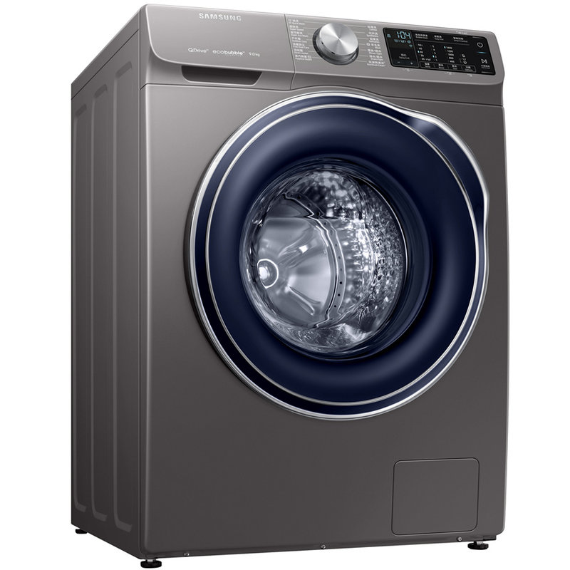 三星samsung洗衣机ww90m64fobxsc9公斤滚筒洗衣机混动力速净技术泡泡