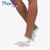 THORLO 美国高端运动袜 XPTU款专业缓震透湿男女通用款马拉松跑步袜 一双(浅灰色 袜码10号/39-41码)第3张高清大图