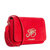 TWINSET女士红色牛皮拼涤纶里衬挎包 OS8TEA-00045红色 时尚百搭第3张高清大图