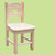 信拓幼儿园木椅XT-YY-001原木色第3张高清大图