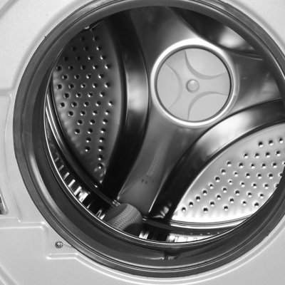 海尔(Haier) XQG80-HBD1626 8公斤 变频带烘干滚筒洗衣机(银灰) 芯变频技术 蒸汽烘干