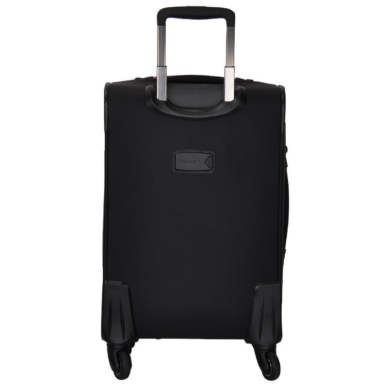 汉客万向飞机轮拉杆箱行李箱旅行箱登机箱密码箱高颜值红黑色国美超市