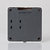 正泰电工 86型NEW1C明装象牙白色 明装开关插座面板 插座类(一开单三孔16A)第5张高清大图