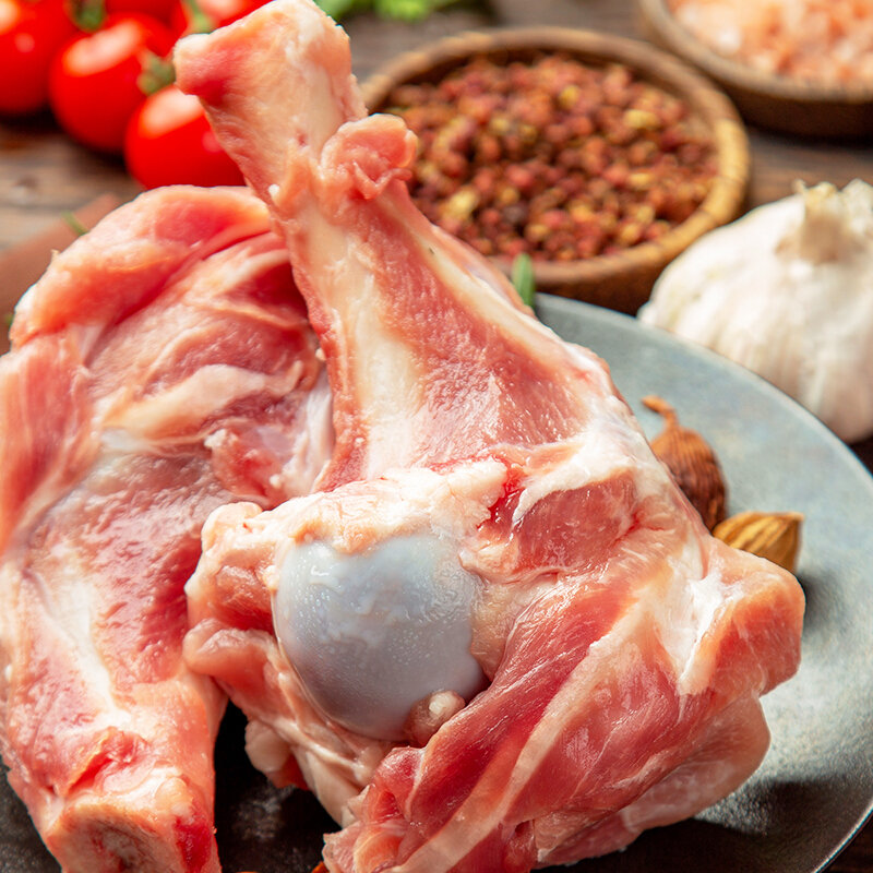 熊氏牧场猪筒子骨800g西班牙免切猪棒骨带骨髓猪腿骨猪筒骨汤骨猪大骨