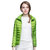 羽绒服旅行运动女士超轻立领薄款羽绒服加宽加大羽绒服9062(绿色 XL)第2张高清大图