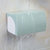 免打孔卫生间纸巾盒塑料卫浴厕所防水手纸卷纸抽纸盒置物架纸巾架(（大）粉红色（免打孔）)第4张高清大图