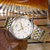 天梭(TISSOT)男表瑞士手表俊雅系列男士手表皮带钢带时尚商务休闲石英男士腕表(橙色)第5张高清大图