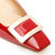 ROGER VIVIER红色漆皮中跟鞋RVW00600920-D1P-R4060137.5红色 时尚百搭第4张高清大图