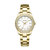 宝柏士（BLWRX）超薄夜光BL126300钢壳钢带女款手表(全玫瑰金条钉贝面)第2张高清大图
