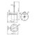 JOMOO九牧 卫浴挂件 厕刷架 进口玻璃马桶刷套装 939511-7Z1-1(939511-7Z-1)第5张高清大图