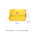蔻驰 COACH 奢侈品 女士专柜款皮质单肩斜挎翻盖钱包黄色 311 B4/1C(黄色)第2张高清大图