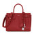 YSL圣罗兰女士宝贝袋软袋红色颗粒皮革手提包红色 时尚百搭第6张高清大图