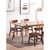 物槿 实木餐椅家用木头桌椅现代 YPH-02(原木色咖啡色油蜡皮)第5张高清大图