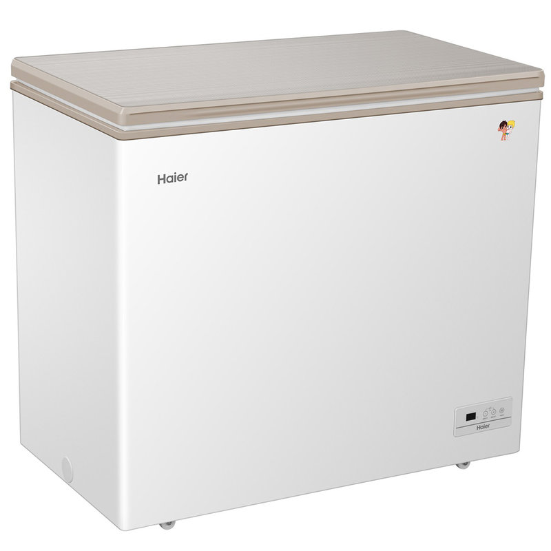 海尔(haier)bc/bd-203he 203升冷柜 超薄彩晶小富豪 气悬浮减霜 家用