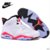 耐克Nike乔丹Air Jordan 6代篮球鞋男女鞋气垫鞋全明星战靴奥利奥情侣款运动鞋(红色 43)第4张高清大图